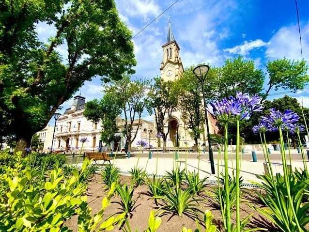 Plaza central de Saladillo
